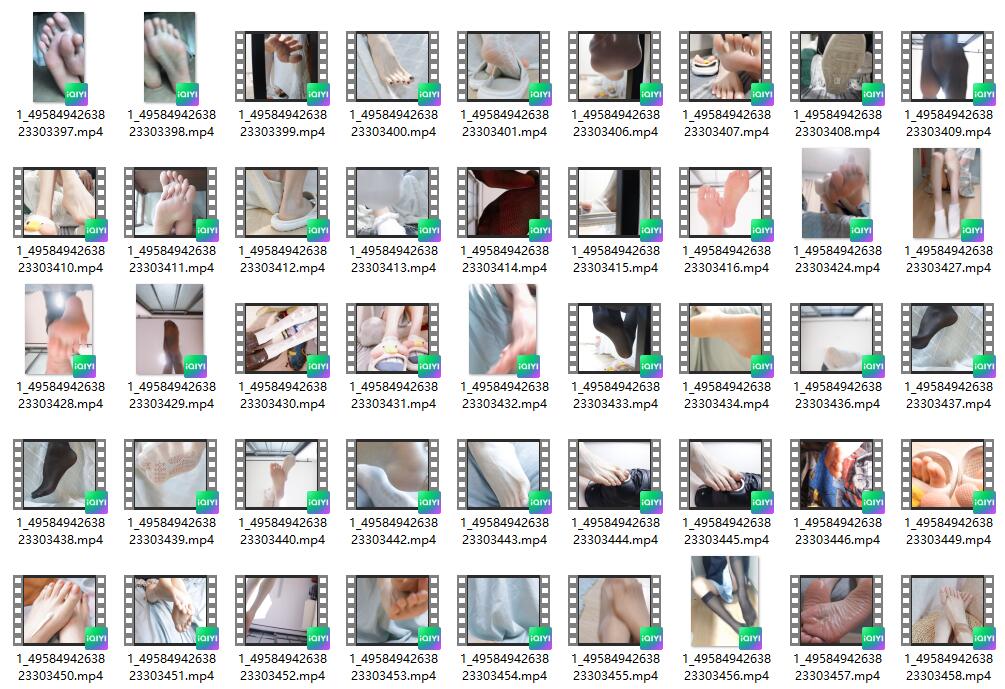 【胡亥亥】丝袜、棉袜、裸足视频45V大合集