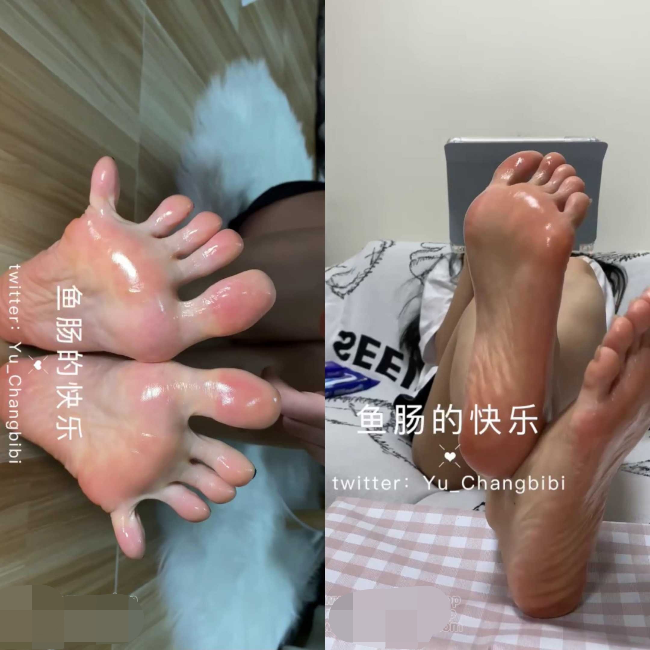 鱼肠的快乐-线下玩脚加自拍美足