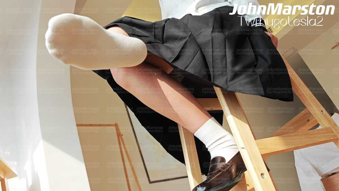 品尝jk小皮鞋的白袜裸足