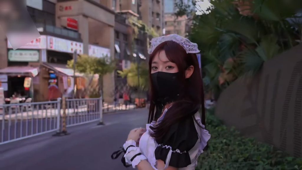 脚模摄影—048桃乃 挠舔极品网红主播女仆装